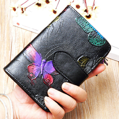 Fashion Women's Leather Wallet Short